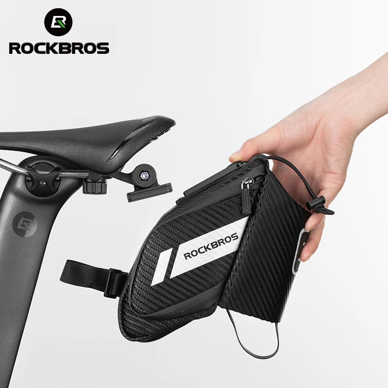 

Велосипедная сумка ROCKBROS, водонепроницаемая Светоотражающая задняя сумочка на седло для горного и дорожного велосипеда, Аксессуары для велосипеда
