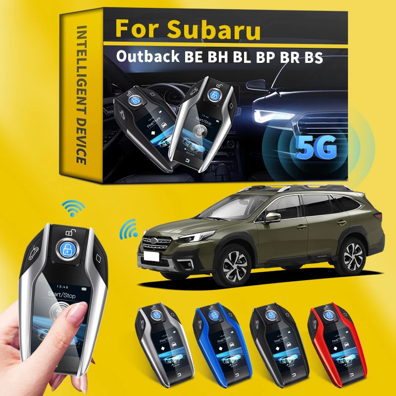 

For Subaru Outback BE BH BL BP BR BS Modified Smart LCD Remote Key Keyless Entry Remote Car Key with LCD Screen Display Screen