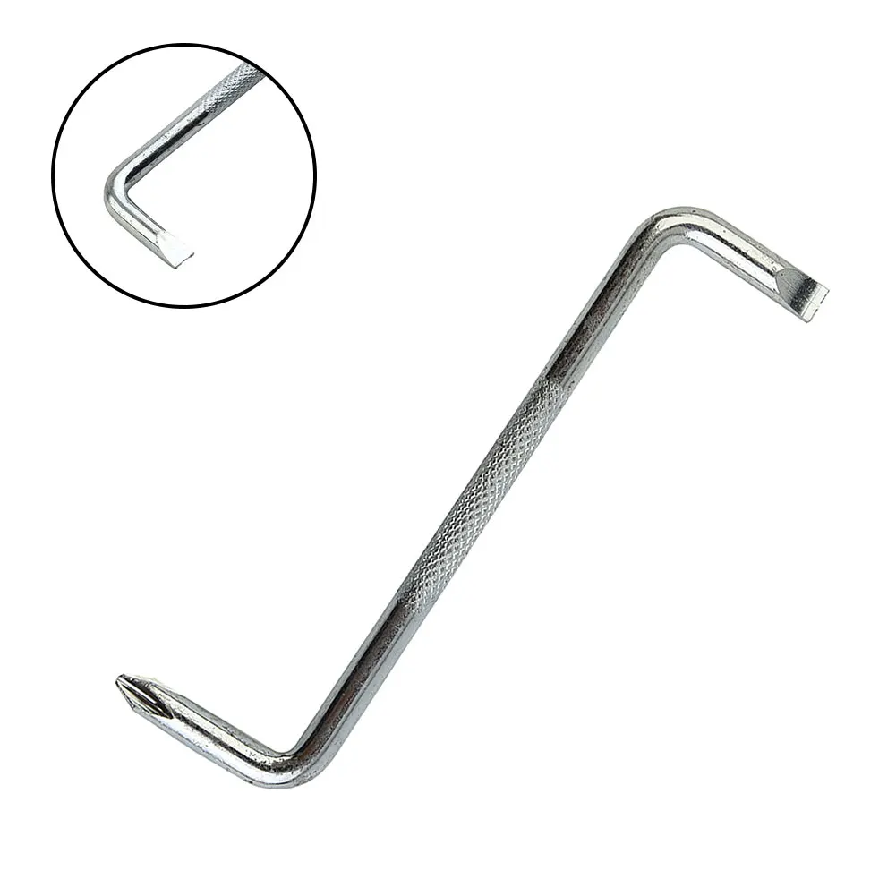 

Z Type 6mm Slotted Screwdriver Offset Screwdriver Magnetic Tip Screw Driver Double Head Turning Screwdriver Repair Hand Tool