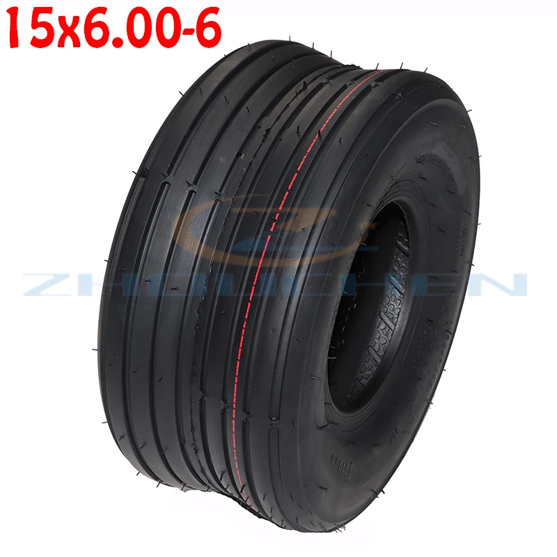 

15x6.00-6 inch vacuum tire tubeless for China Harley electric scooter tire wheels