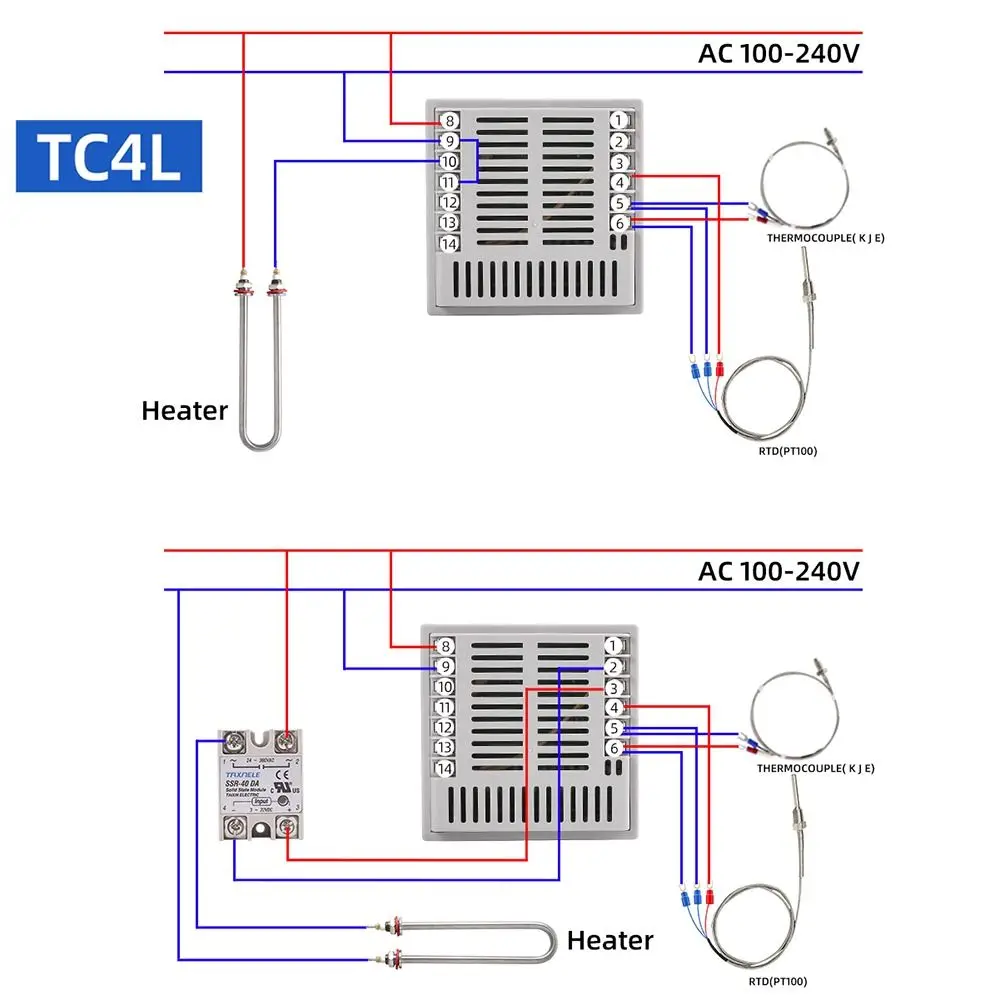 Высокоточное реле TC4S TC4H TC4L TC4M с выходом SSR цифровое зеркальное двойной регулятор
