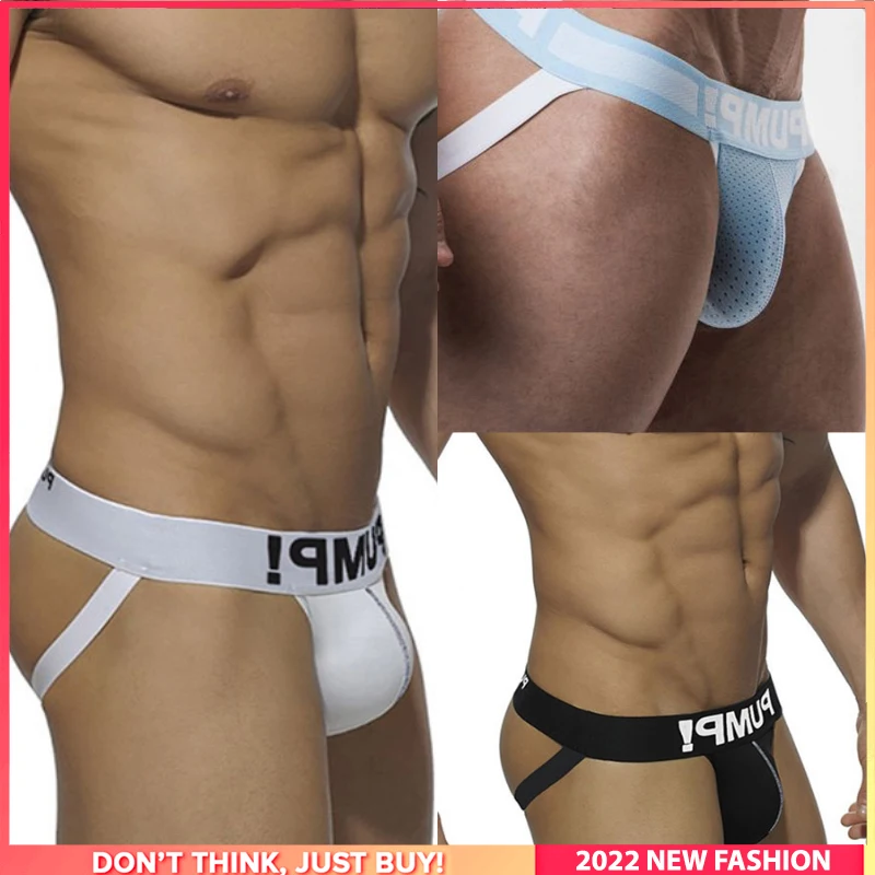 

Удобное сексуальное мужское нижнее белье для геев, 3 шт., трусы-джоки, популярные мужские стринги и G-стринги, мужские трусы