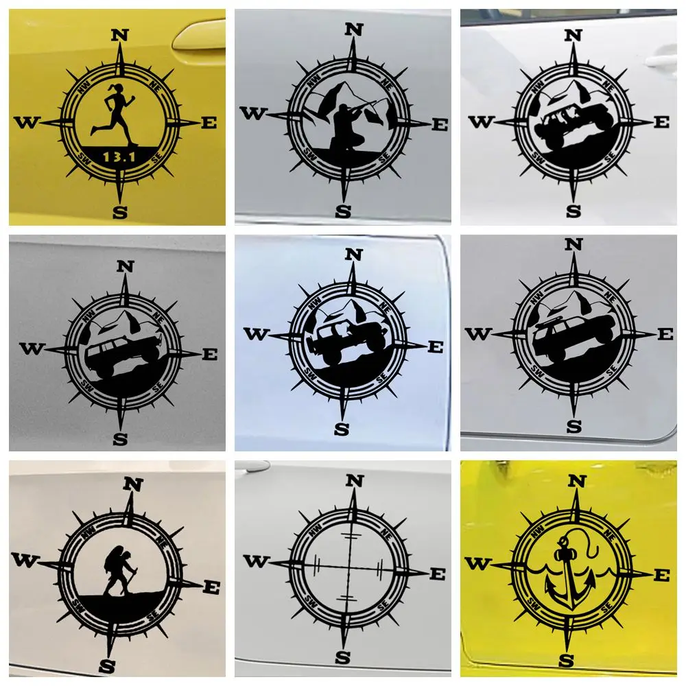 Красивая фотография автомобиля интересная наклейка черный/Серебряный