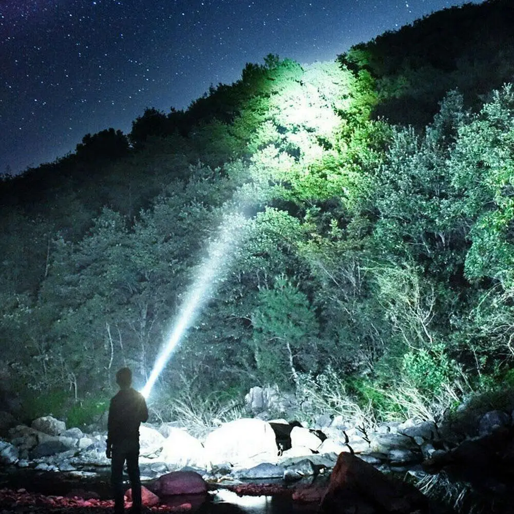 

8-core Super Bright Flashlight Ultra Powerful Led Torch Light Side Cob Outdoor Modes Adventure 4 Lamp Flashlight Rechargeab P2r7