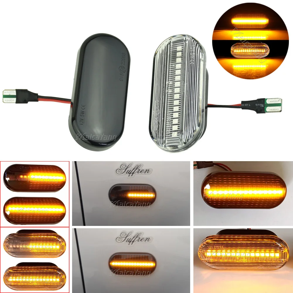 

LED Side Marker Signal Light Dynamic Indicator Lamp Fast Delivery For VW Bora Golf 3 4 Passat Ford Skoda SEAT Ibiza Cordoba