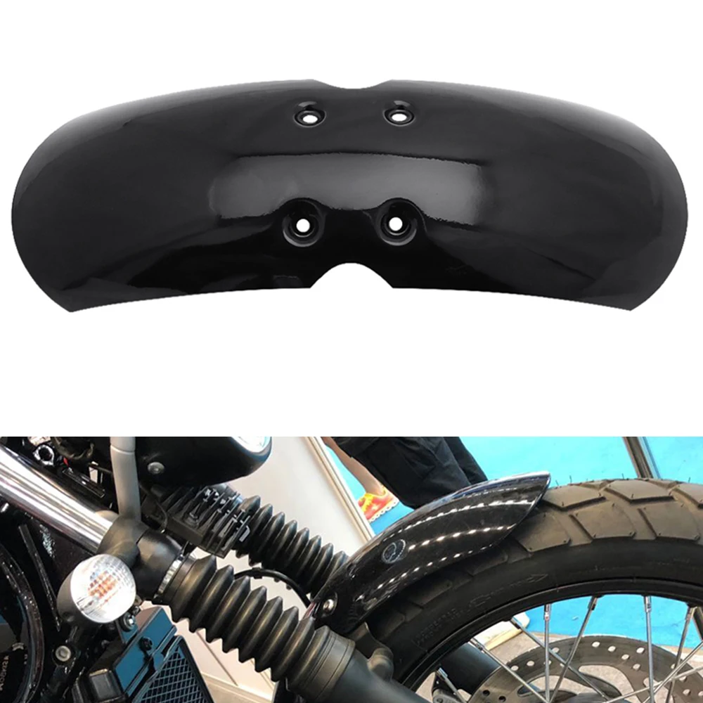 

Nuoxintr аксессуары для мотоциклов Черное короткое переднее крыло для Triumph Bonneville T100 скремблер Thruxton 2001 2002-2016