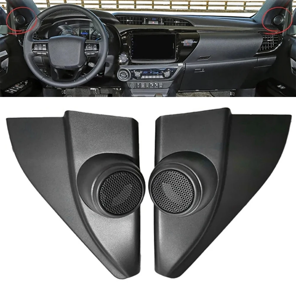Фото Hilux Speaker Cover A-Pillar Trim Interior Car Enhancement Speaker Aesthetic Appeal Custom Fit Easy Installation №4