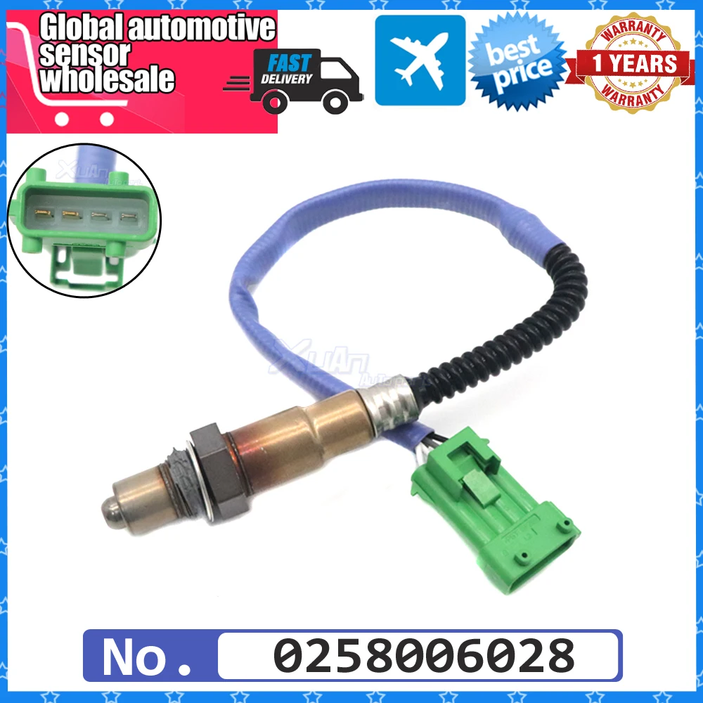 Автомобильный датчик соотношения воздуха и топлива кислорода лямбда 0258006028 Для