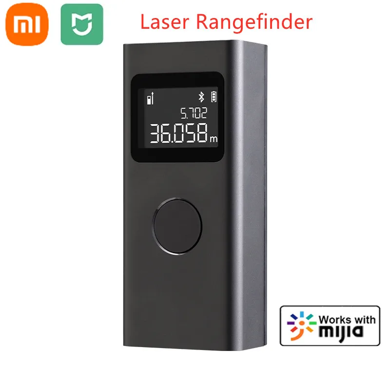 

Original Xiaomi Mijia Smart Laser Rangefinder Real time Distance Meter Laser Range Finder Tape Measure Work With Mi Home APP