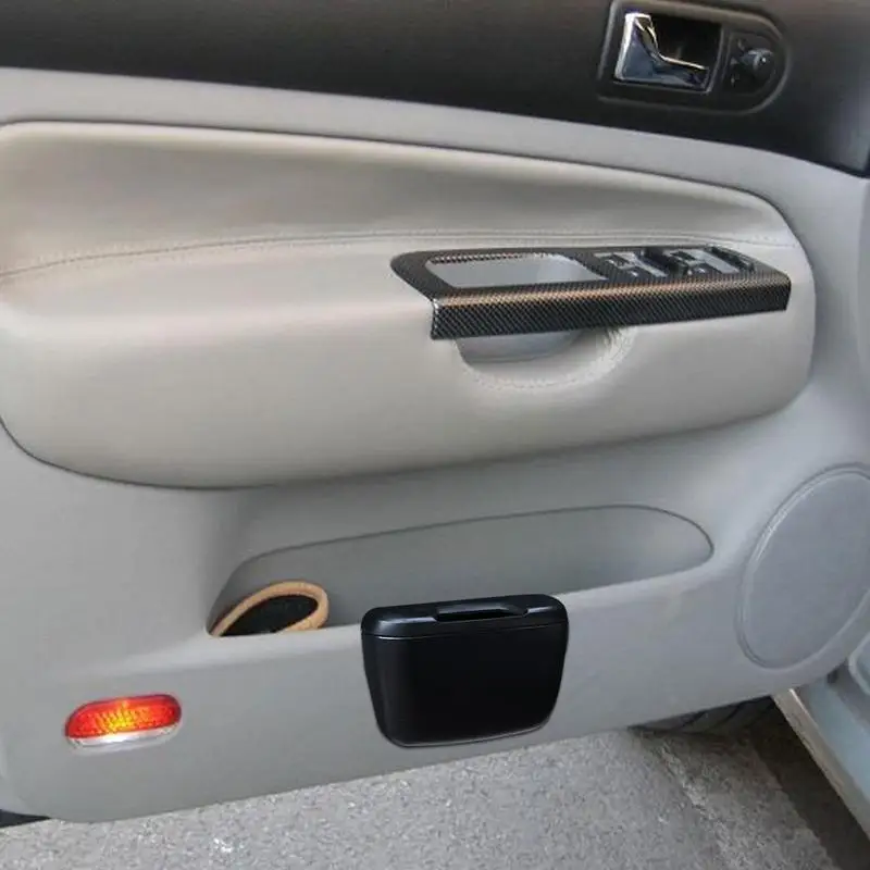 

Car Trash Can Portable Hanging Mini Car Garbage Can Leak-Proof Wastebasket Trash Bin Organizer For Auto Office Car Accessories