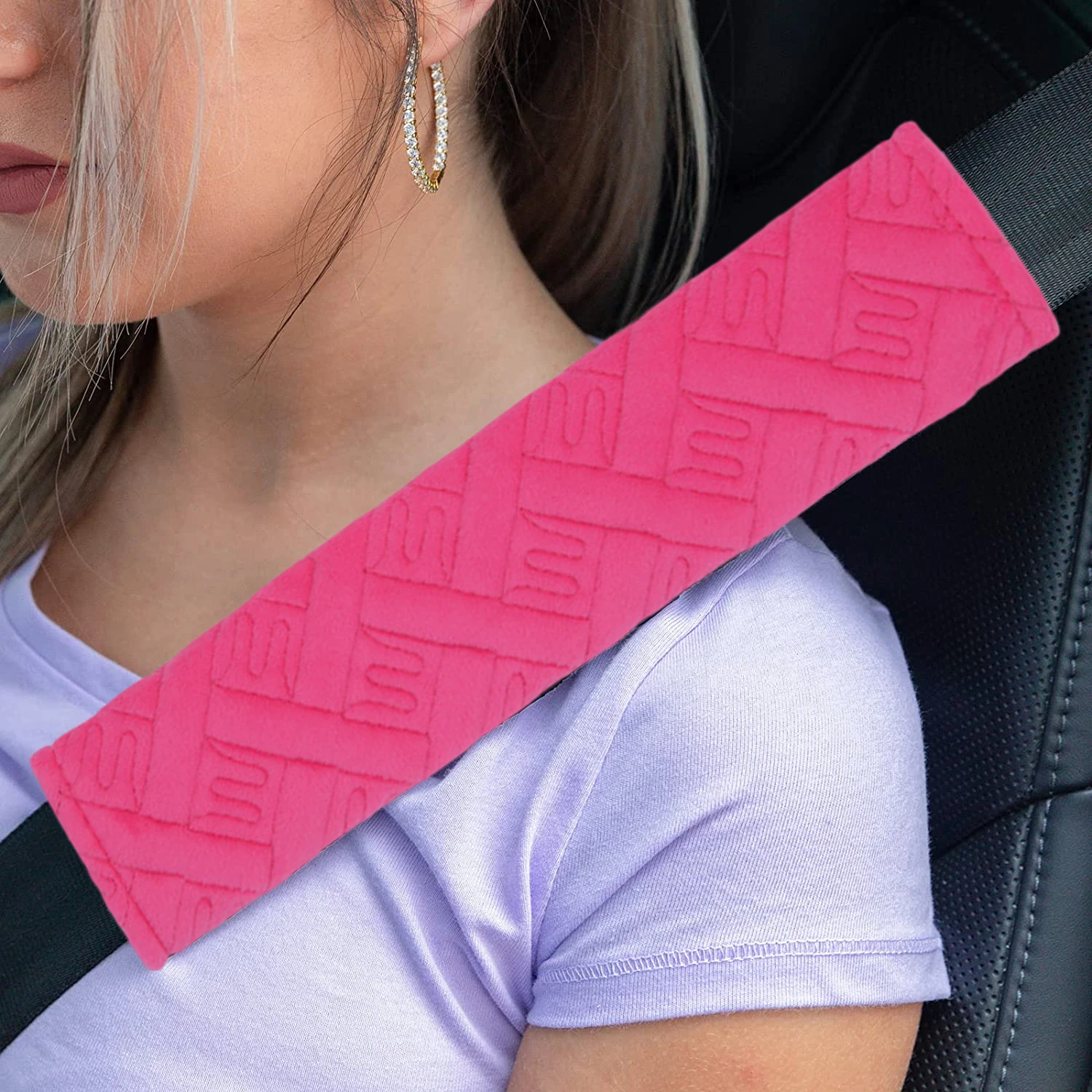 

Мягкий чехол для автомобильного ремня безопасности, универсальные чехлы для автомобильного ремня безопасности, теплые плюшевые защитные р...