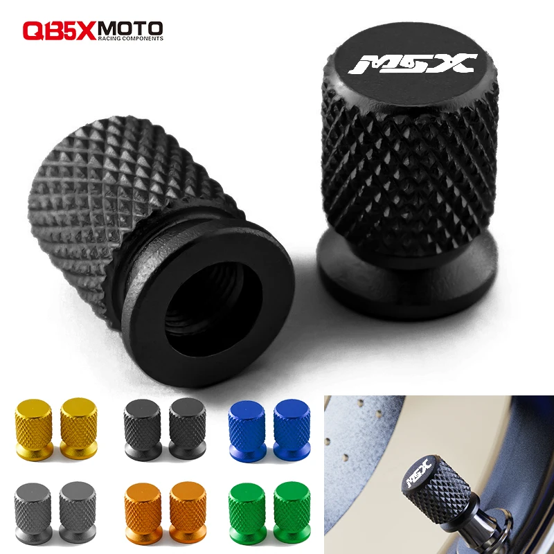 

For Honda MSX125 Grom MSX 125 2013-2020 2019 2018 Motorcycle CNC Accessories Wheel Tire Valve Stem Caps Airtight Cover Red black