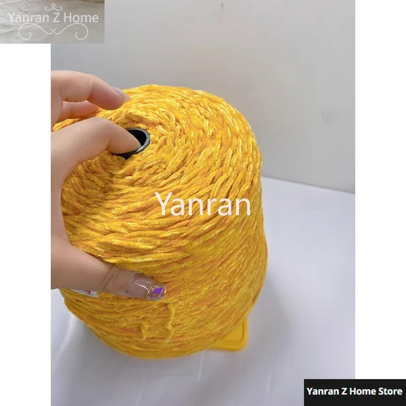 500 г 2 мм грушевидная блестящая синель пряжа тонкая плюшевая шерстяная веревка