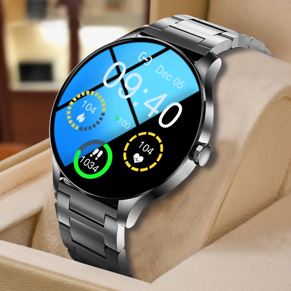 

360*360 AMOLED HD 60Hz High Refresh Rate Screen Smart Watch Men IP68 Blood Pressure/Oxygen Fitness Tracker Sports Smartwatch