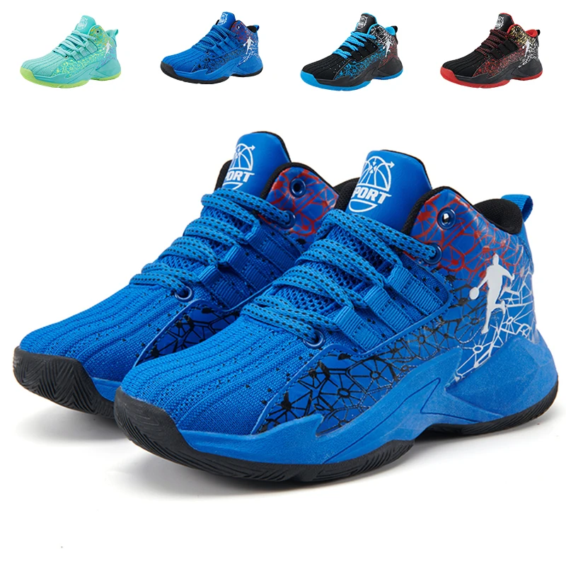Men Unisex Kids Basketball Sneakers Outfit Breathable Confortable Sports Shoes For Kids Sneakers