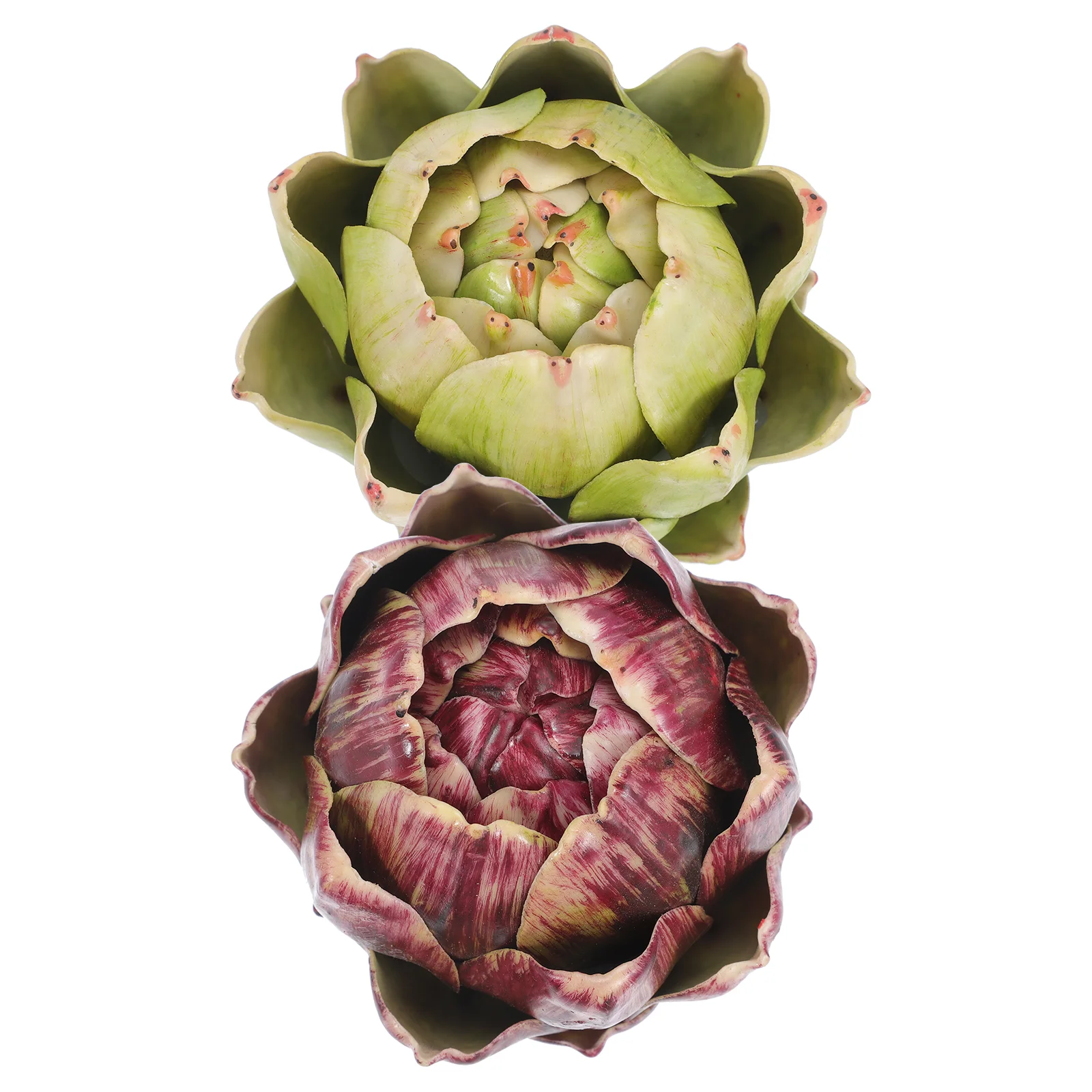 

2 Pcs Home Decor Plastic Artichoke Realistic Fruit Artichoke Centerpiece Plastic Flower Decoration Simulation Artichoke