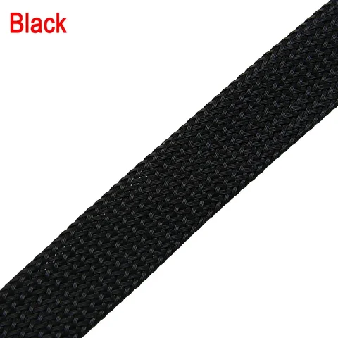 1/5/10M High Density PET Braided Expandable Sleeve 2 4 6 8 10 12 14 16 20 25 30 40 50 60mm Wire Wrap Insulated Protector Sheath