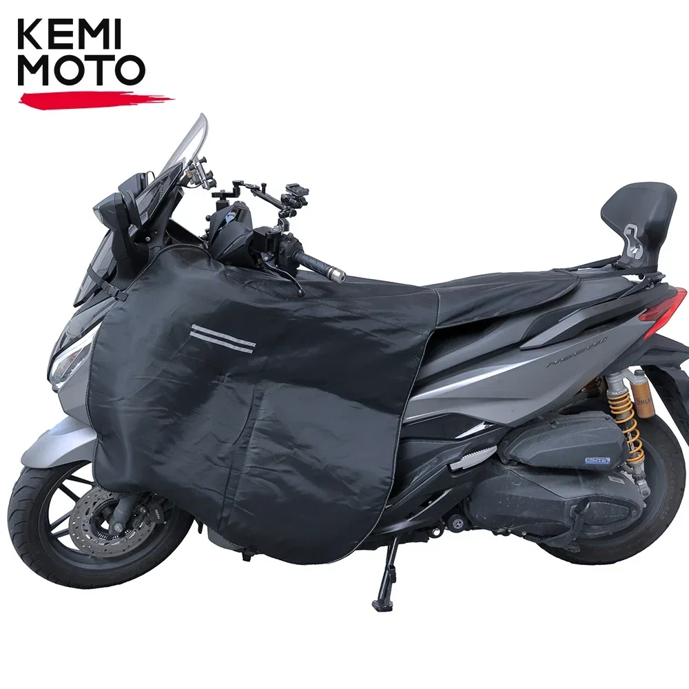 

KEMiMOTO Leg Cover For Scooter Motorcycle Blanket Maxi Scooter Knee Warmer Windproof Winter Quilt For BMW For YAMAHA