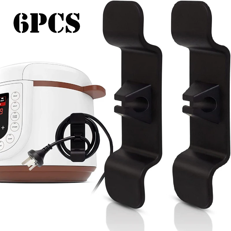 

3/6pcs Kitchen Storage Cord Wrapper Cable Wire Cord Organizer Coffee Machine Kitchen Appliances Wrap Cable Protector Winder