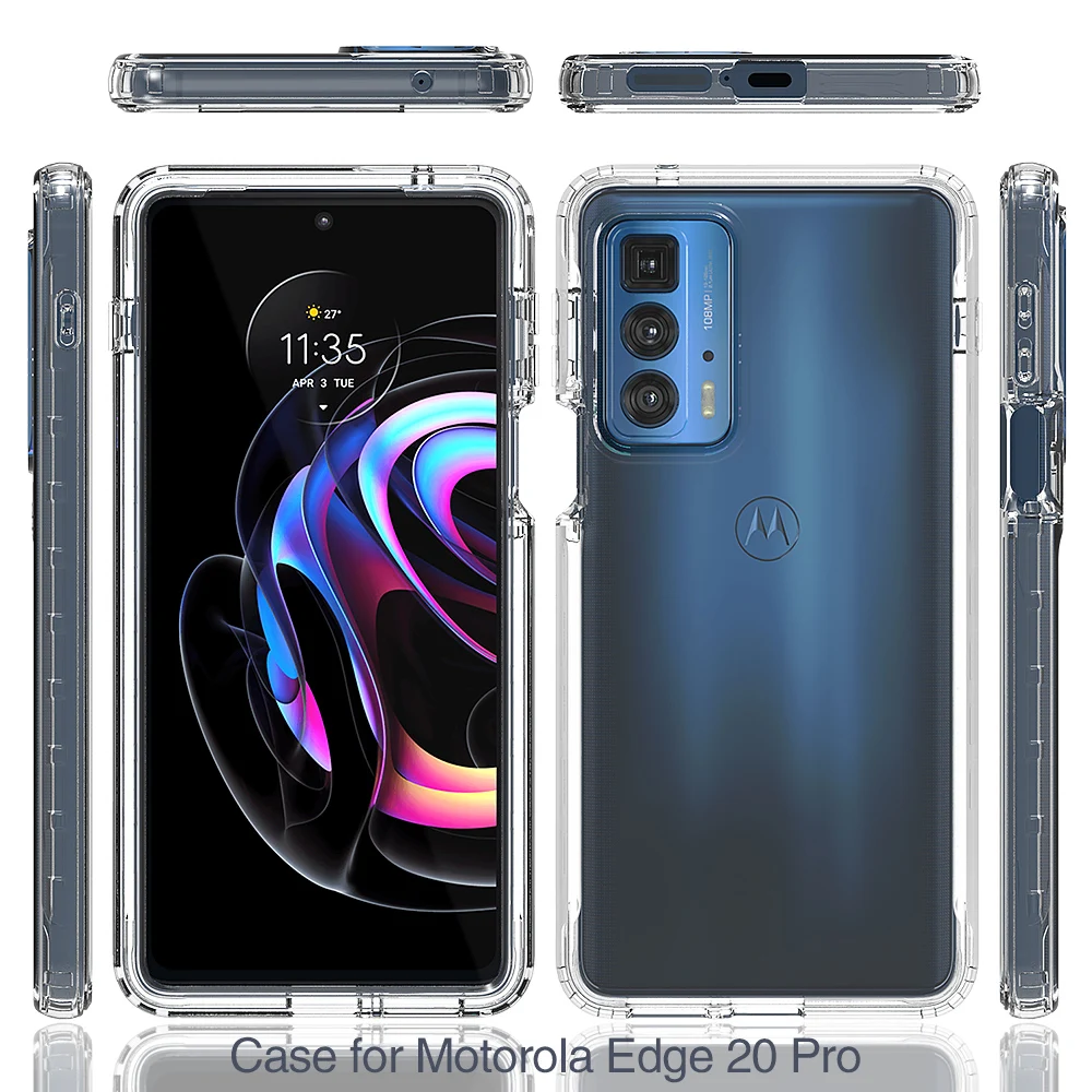 case for motorola edge 20 pro moto edge 20 lite g60s g60 g30 g20 g10 shockproof hybrid gradient color transparent phone case free global shipping