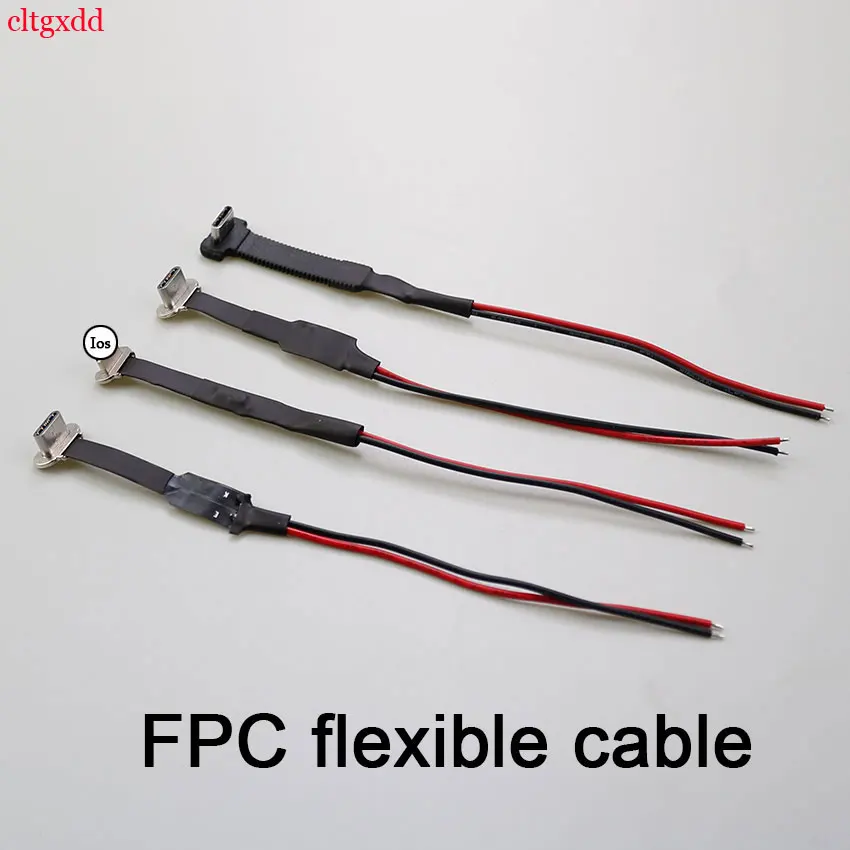 

1pcs FPC Flexible Cable Soldering Wire 2Pin 3Pin R1 Wireless Charging Type C For Android Apple Plus Decoding