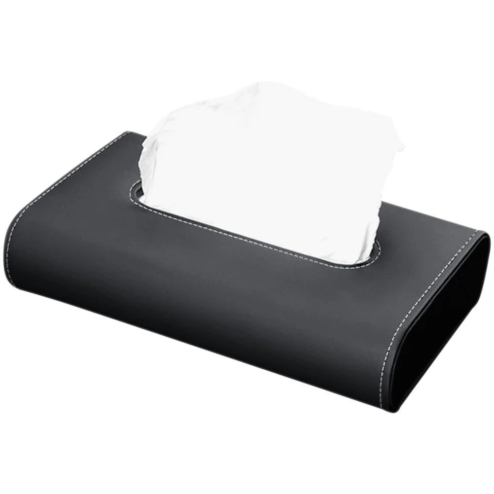 

Tissue Dispenser Holder Napkin Box Carrectangular Cover Facial Countertop Organizer Table Pumping Paper Case