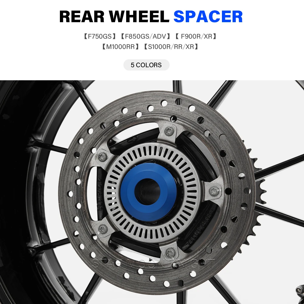 

Rear Wheel Hub Spacer For BMW F 850 GS Adv F850GS F750GS S1000R S1000XR S1000RR M1000RR F900R F900XR Brake Chain Side Sleeve