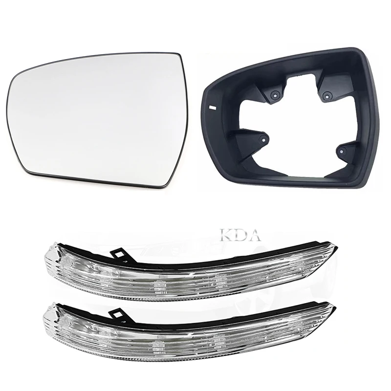 

Auto Left Right Rear Heated Mirror Glass Frame Turn Signal Light for DONGFENG AX7 2015 2016 2017