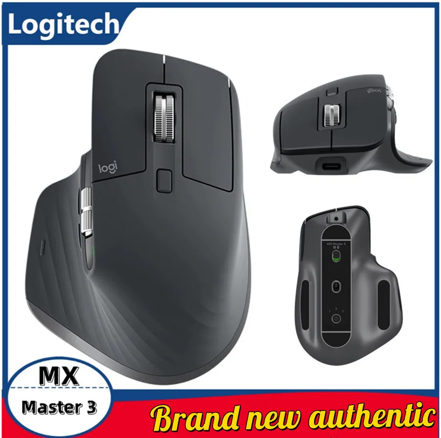 

Logitech MX Master 3 – Advanced Wireless Mouse for Mac, 4000 DPI, Bluetooth, MacBook Pro,Macbook Air,iMac, iPad Compatible