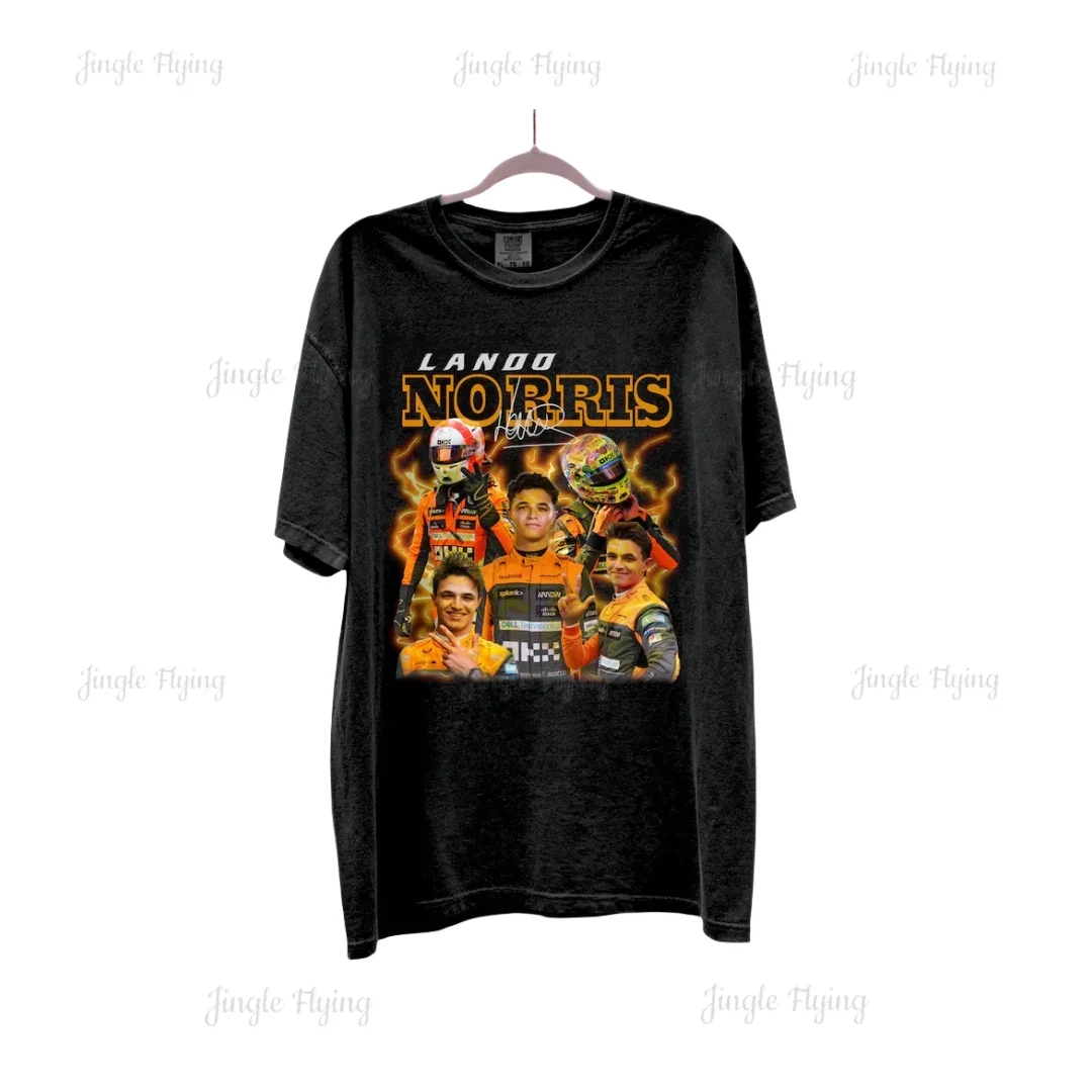 Рубашка Ландо Норрис толстовка классическая футболка с рисунком 90-х годов