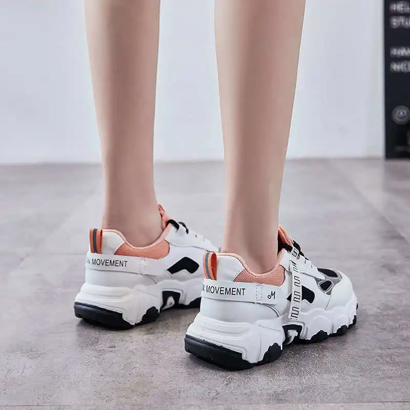 

New Breed Sneakers Women 2021 Designer Orange Lady Ladies Sport Shoes Sneakers Beach Running Sneakers White Sports Shoes Tennis