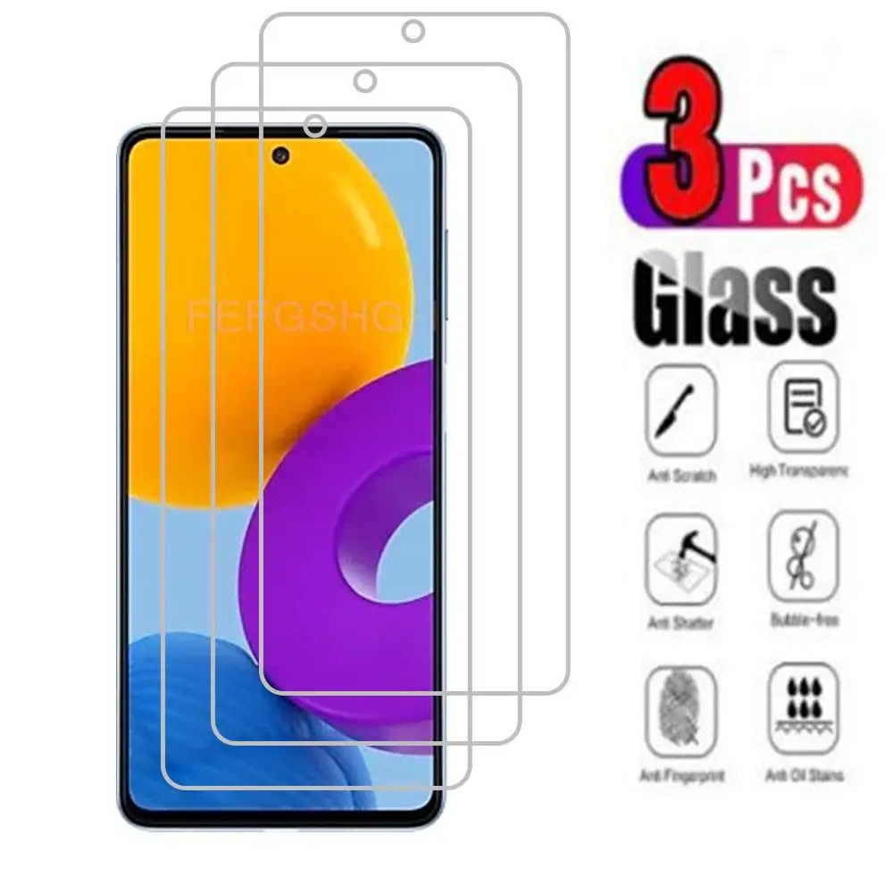 

Защитное закаленное стекло для Samsung Galaxy M52 5G 6,7 дюйма, 3 шт.