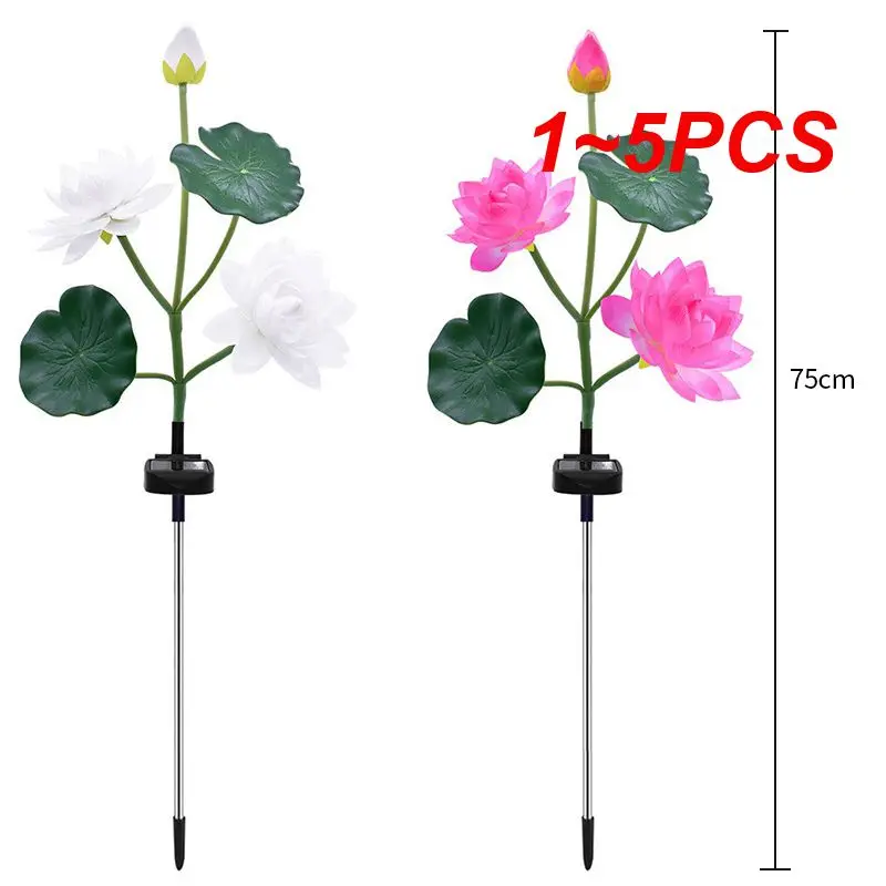 

Солнечные Цветочные Ландшафтные лампы, долговечные энергосберегающие, с низким энергопотреблением, украшение, 1 ~ 5 шт.