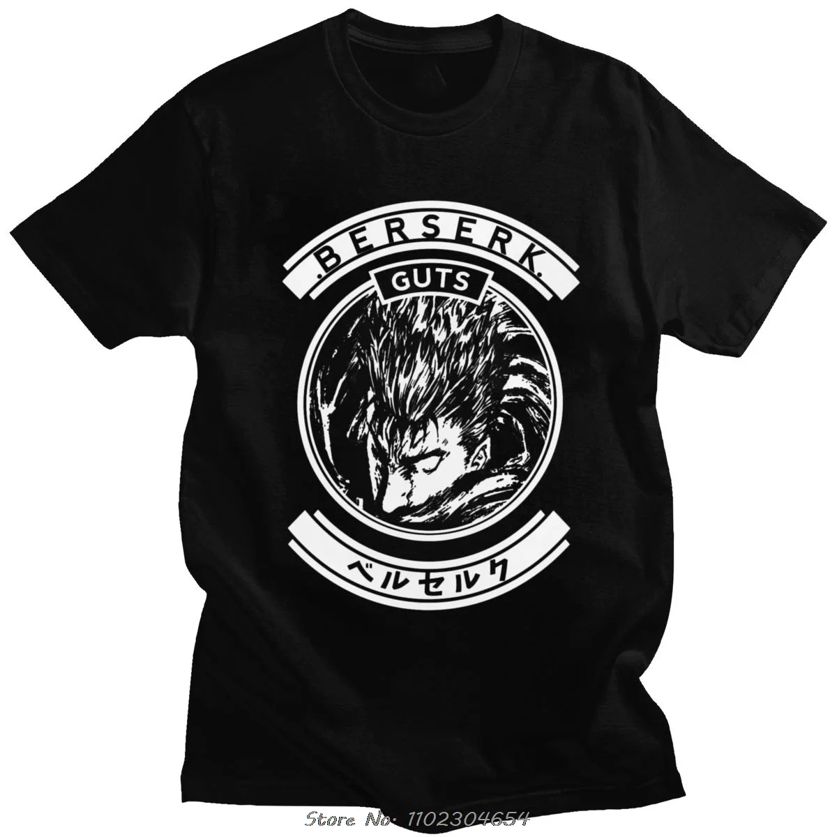 

Cool Berserk T Shirt Men Pure Cotton Japan Anime Shirt Manga Guts Griffith Tee O-neck Short-Sleeve Gatsu Tshirt Streetwear