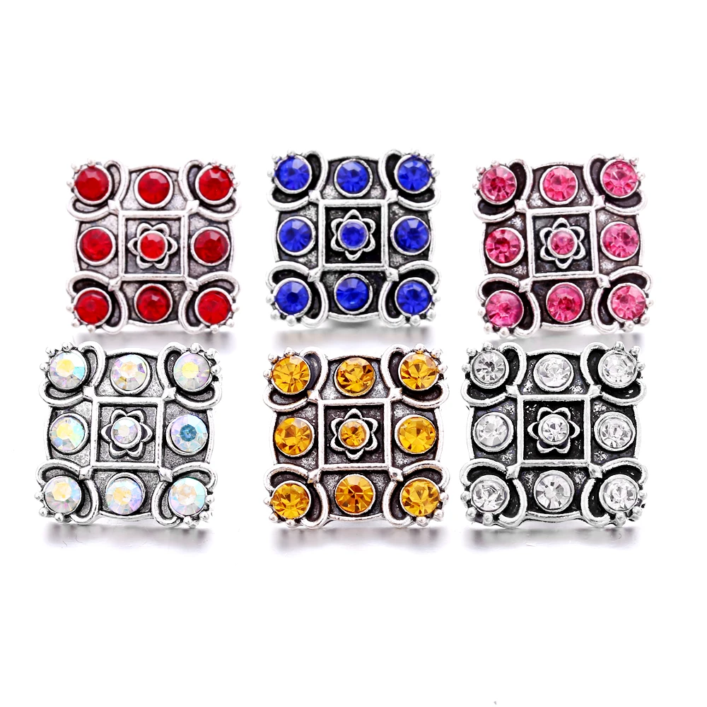 

Wholesale New Arrivals DIY Cufflinks Square Gemelos Accessories Fit 18mm New In Bracelet Clasp Jewelry For Men And Women B523