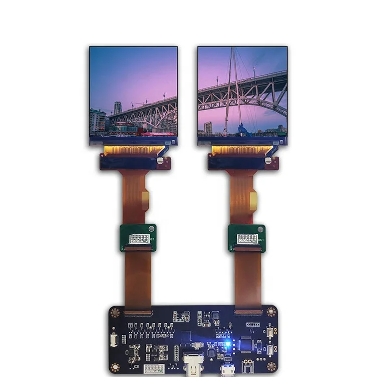 

AR vr head mounted display 1440x1440 2K 120Hz 2.9 inch tft lcd 2.89 inch dual screen PCB main board robot eyes