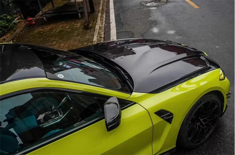 IMP Стиль Настоящее углеродное волокно Прозрачный передний бампер Капот