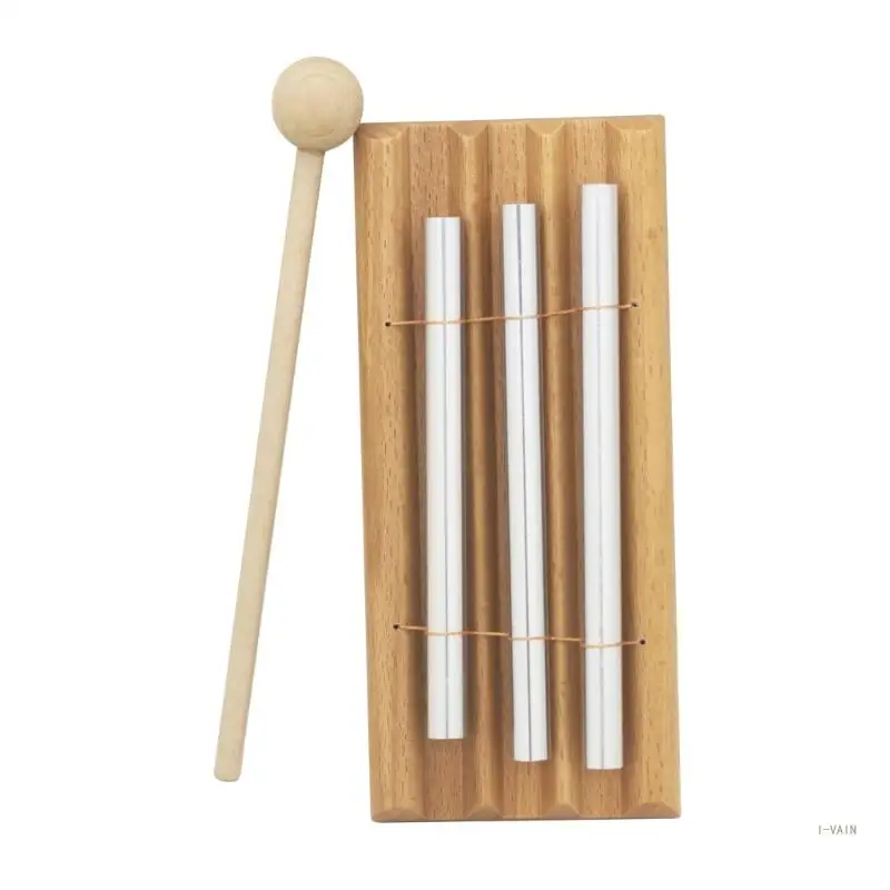 

M5TC Meditation Trios , 3 Tones Trios Bells Hand Percussion Chimes for Prayer Meditation Teacher Classroom