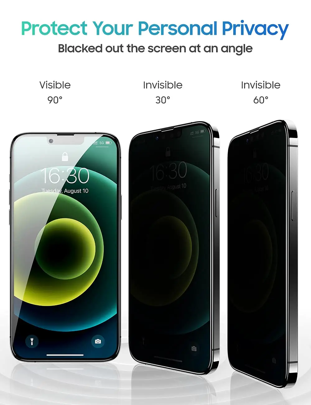 

Premium Anti-Voyeur Privacy Phone Full Cover Tempered Glass Protector Film for iphone 13pro max Privacy Glass For iphone 13 mini