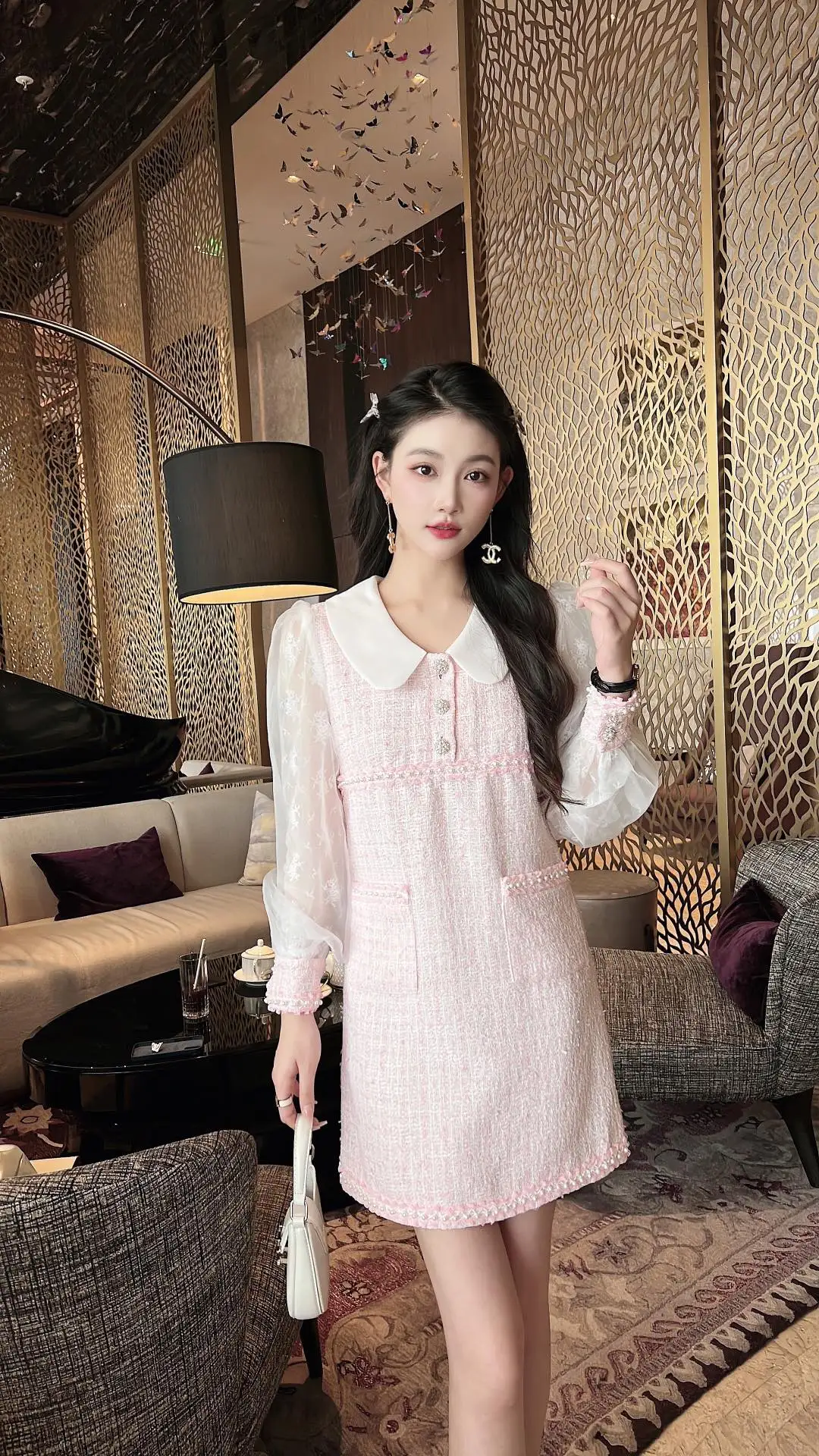 

Новинка весна-лето 2023 женская одежда платье в стиле пэчворк 0822