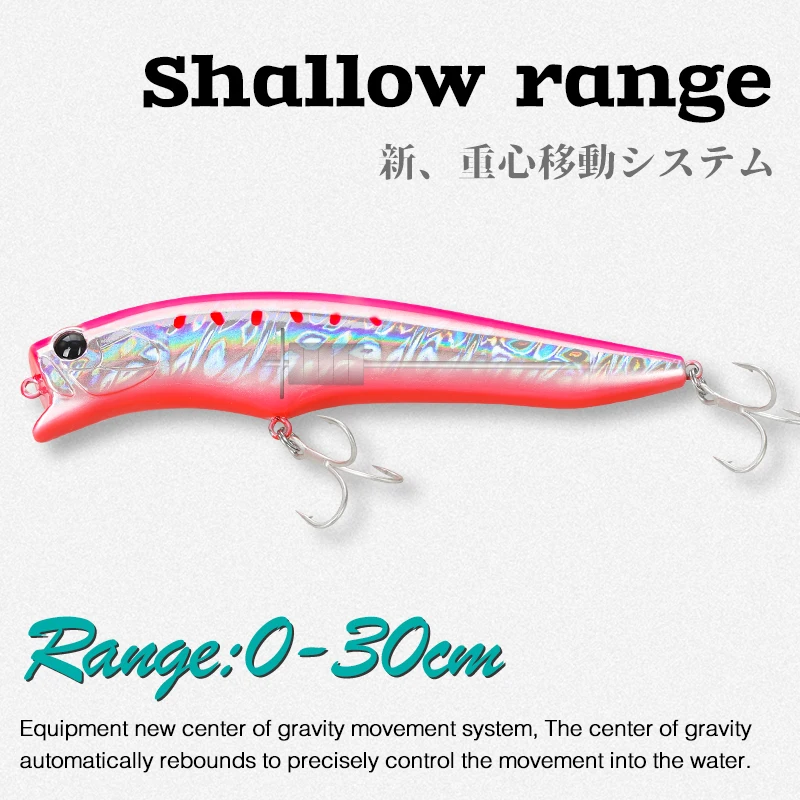 TSURINOYA новая рыболовная приманка 2022 Плавающий Гольян горжо 120F 120 мм 20 г