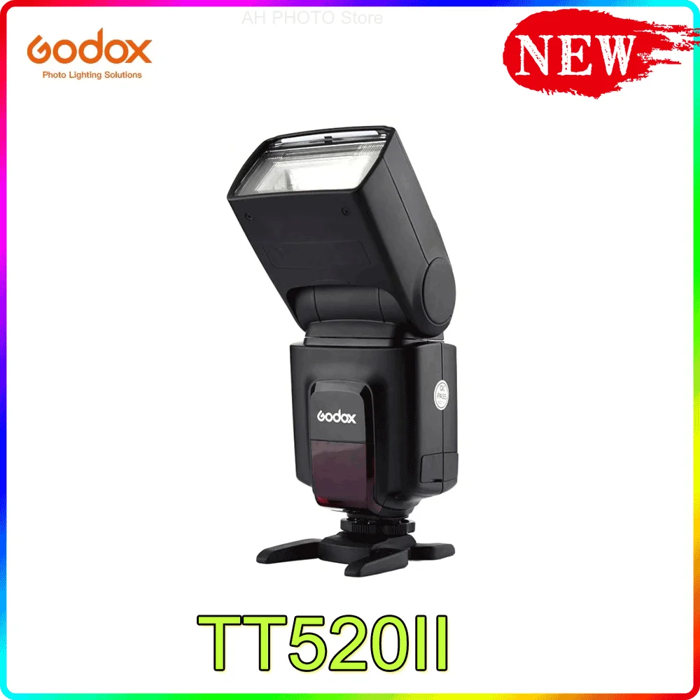 

Godox Camera Flash TT520II with Build-in 433MHz Wireless Signal for Canon Nikon Pentax Sony Fuji Olympus DSLR Cameras