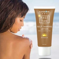 fast sunless self tanning oil lotion bronze quickly coloring face body natural tanning cream tanner for daily dark tan glow drop