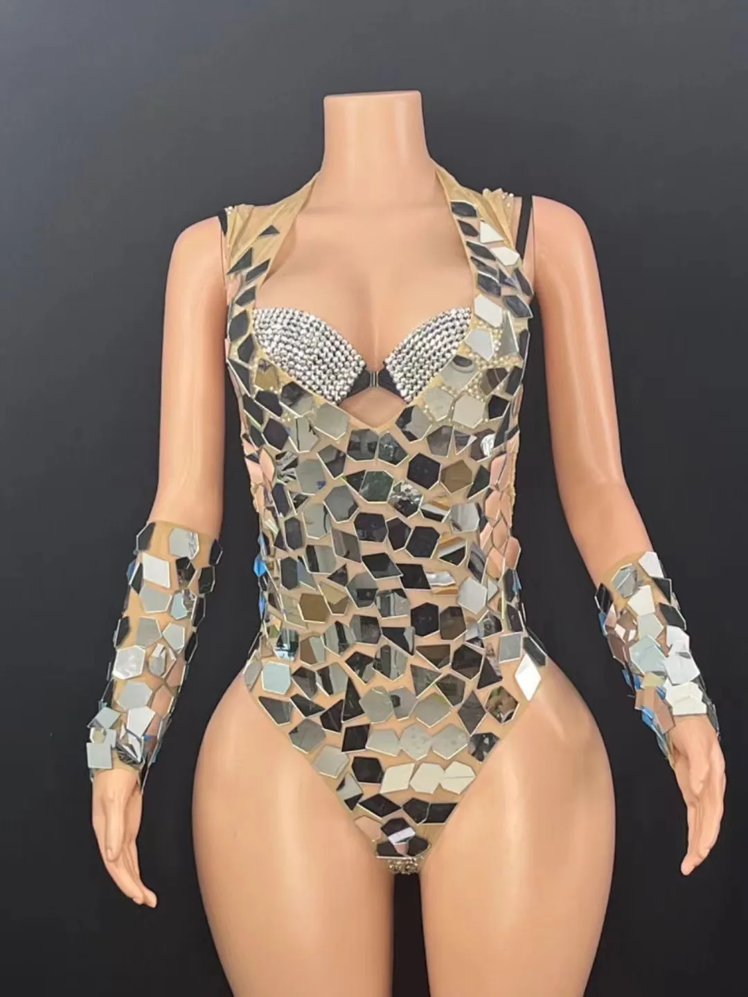 Одежда для выступлений яркая самая красивая роскошная линза комбинезон с