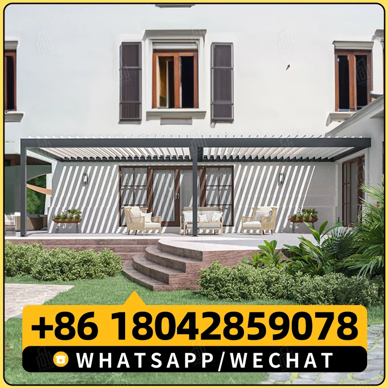 Высокое качество уличная терраса заводской навес непромокаемая моторизованная