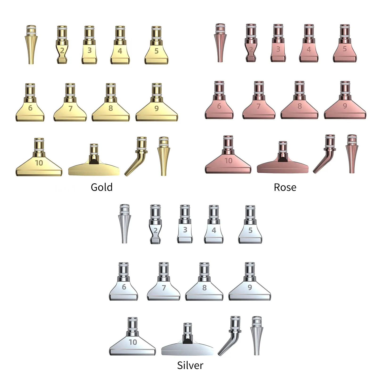 

13 шт., набор металлических наконечников для алмазной живописи