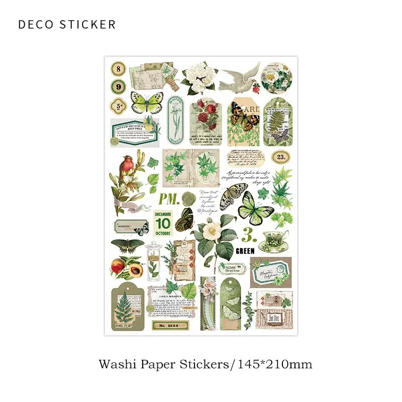 

Цветочные наклейки Journamm