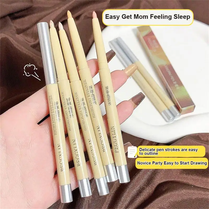 

PEGGYLIN Lying Silkworm Pen Is Natural Durable Waterproof And Non Smudging High Light Pen For Beginners Female Brightening Eyeli