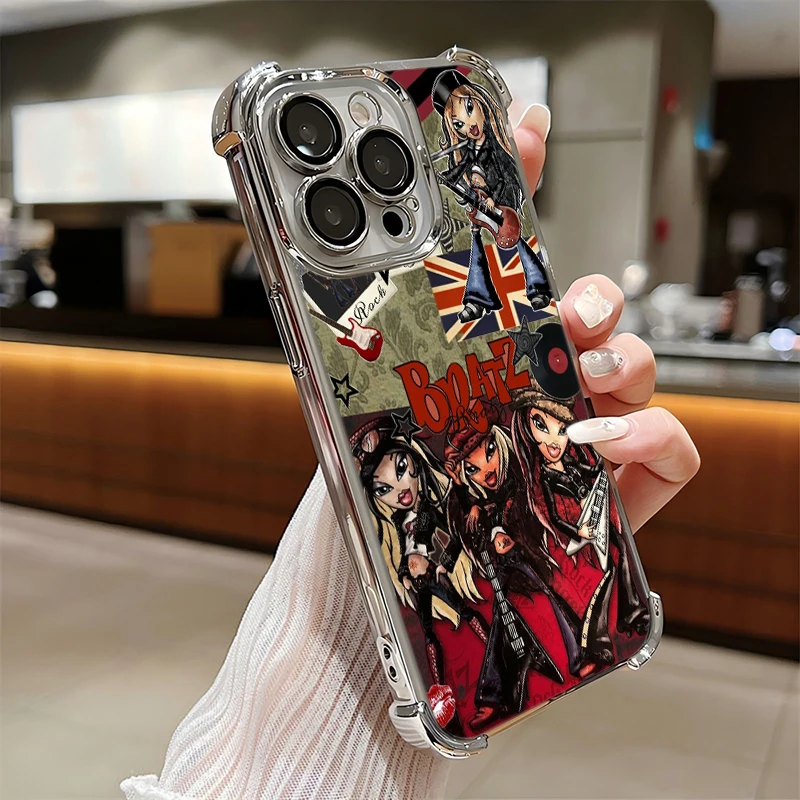 Фото Модный чехол для телефона с дизайном аниме и милой куклы Братц для Samsung S26 S25 S24 S23 S22 S21 S20 FE Note20 Edge Plus Ultra с защитой от ударов №3