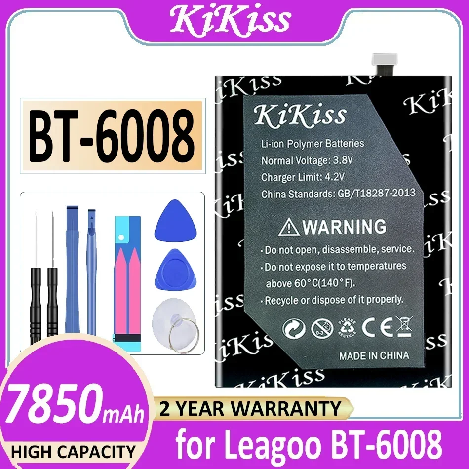 Мощный аккумулятор KiKiss 7850 мАч BT-6008 (BL7000) для Leagoo BT6008